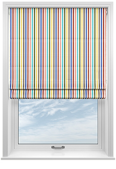The British Stripe Co. Catherine, Bristol No.1 - Roman Blind
